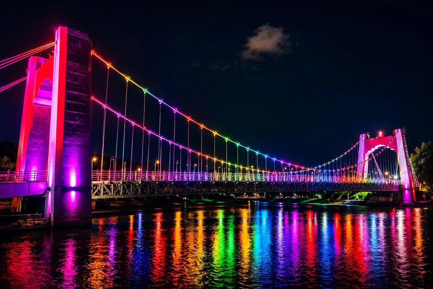 MOTORABLE SUSPENSION BRIDGE